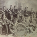 The Concordia band Joseph seated in the center Tours Texas (early 1900’s)